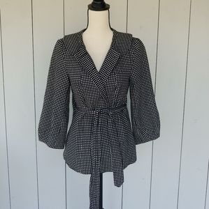 WILL SMITH | Black and White Polka Dot Blazer